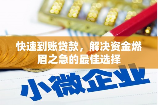 巴里坤快速到账贷款，解决资金燃眉之急的最佳选择