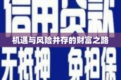 巴里坤机遇与风险并存的财富之路