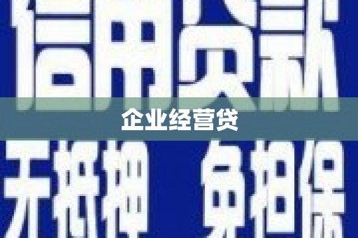 巴里坤企业经营贷