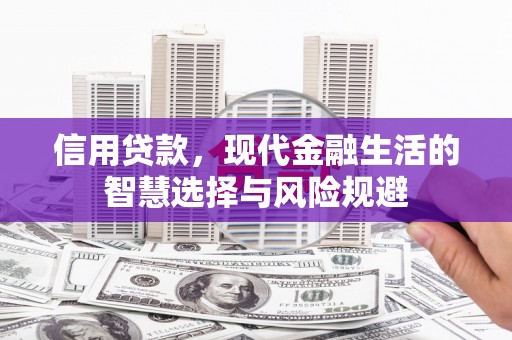 巴里坤信用贷款，现代金融生活的智慧选择与风险规避