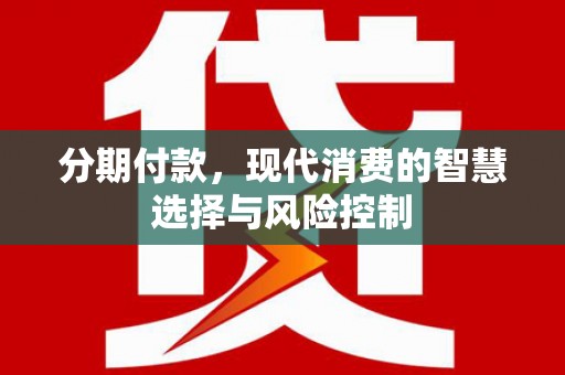 巴里坤分期付款，现代消费的智慧选择与风险控制