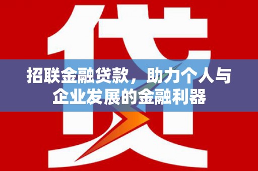 巴里坤招联金融贷款，助力个人与企业发展的金融利器