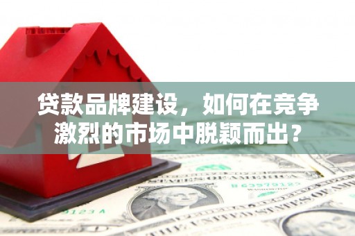 巴里坤贷款品牌建设，如何在竞争激烈的市场中脱颖而出？