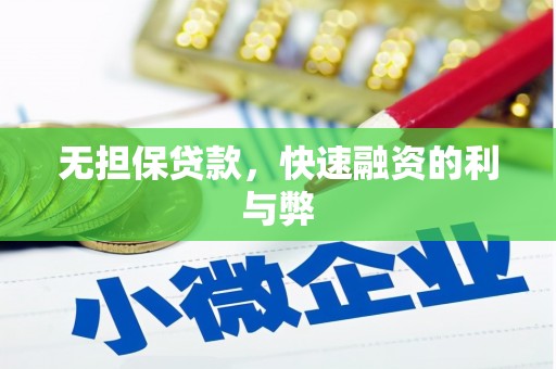 巴里坤无担保贷款，快速融资的利与弊