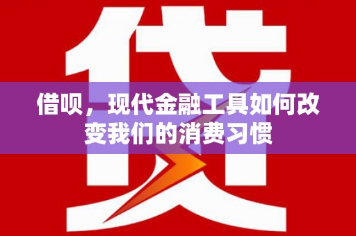 巴里坤借呗，现代金融工具如何改变我们的消费习惯