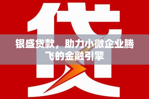 巴里坤银盛贷款，助力小微企业腾飞的金融引擎