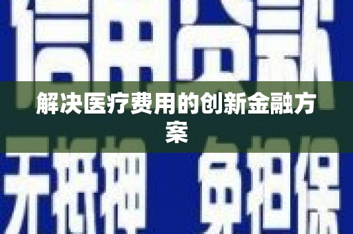 巴里坤解决医疗费用的创新金融方案
