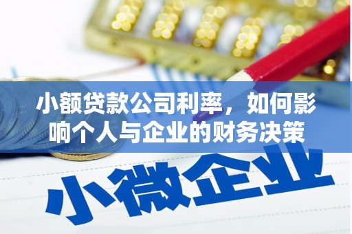巴里坤小额贷款公司利率，如何影响个人与企业的财务决策