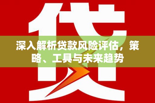 巴里坤深入解析贷款风险评估，策略、工具与未来趋势