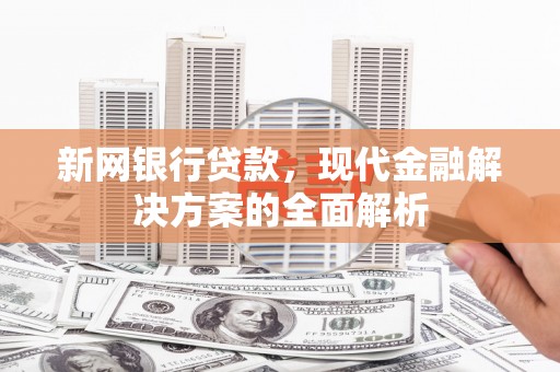 巴里坤新网银行贷款，现代金融解决方案的全面解析