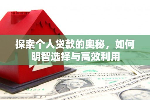 巴里坤探索个人贷款的奥秘，如何明智选择与高效利用