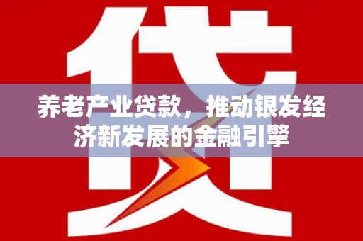 巴里坤养老产业贷款，推动银发经济新发展的金融引擎