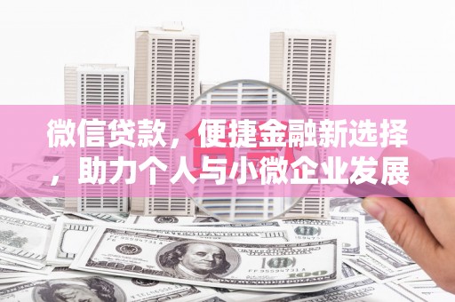 巴里坤微信贷款，便捷金融新选择，助力个人与小微企业发展