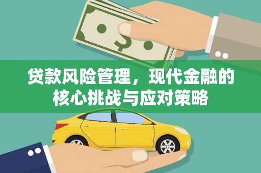 巴里坤贷款风险管理，现代金融的核心挑战与应对策略